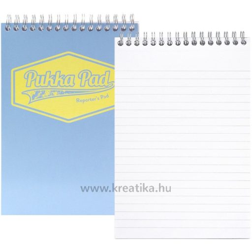 Spirálnotesz A/5 80 lapos, vonalas Pukka Pad "Pastel" vegyes színek