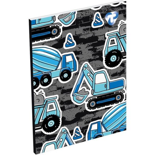 Notesz A/7 40 lapos, sima T-Creativ vegyes minta