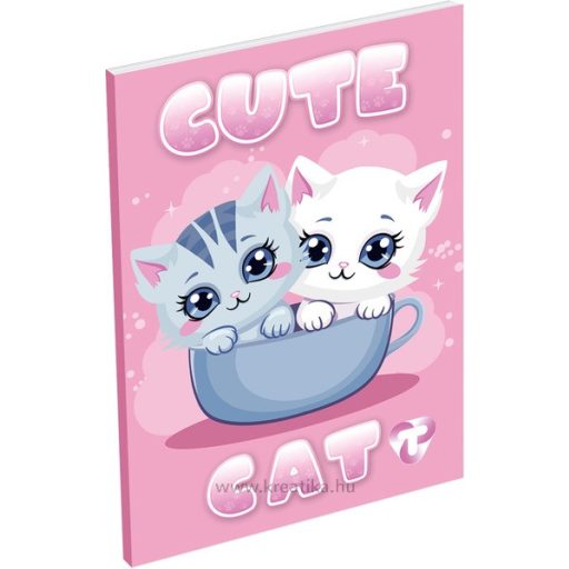 Notesz A/7 40 lapos, sima T-Creativ vegyes minta