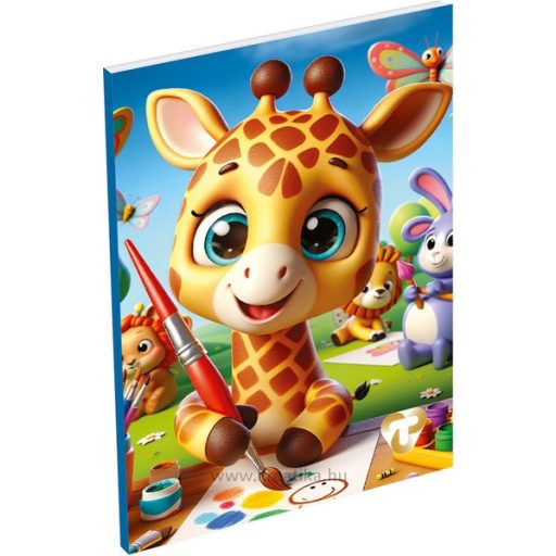 Notesz A/7 40 lapos, sima T-Creativ vegyes minta