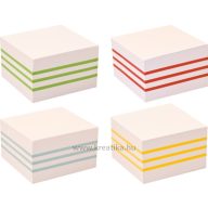 Tépőtömb 9x9x5,5 cm T-Acta csíkos