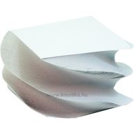Tépőtömb 9x9x6 cm csavart T-Acta fehér