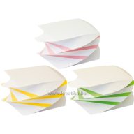 Tépőtömb 9x9x5,5 cm csavart T-Acta csíkos