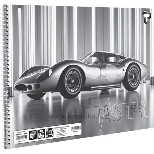 Vázlatfüzet B/5 30 lapos, 170 g T-Creativ