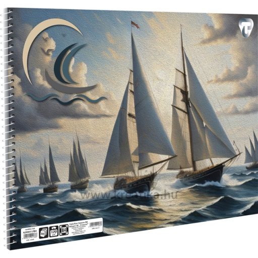 Vázlatfüzet B/4 30 lapos, 170 g T-Creativ