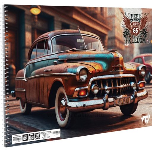 Vázlatfüzet B/4 30 lapos, 170 g T-Creativ