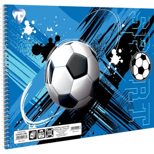 Vázlatfüzet B/5 30 lapos, 170 g T-Creativ