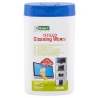 Monitortisztító kendő 100 db/csomag d.rect