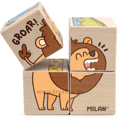 Fejlesztő játék, fa Milan "Wild Safari