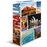   Iratrendező A/4, 70 mm Herma "Globetrotter" Ausztrália