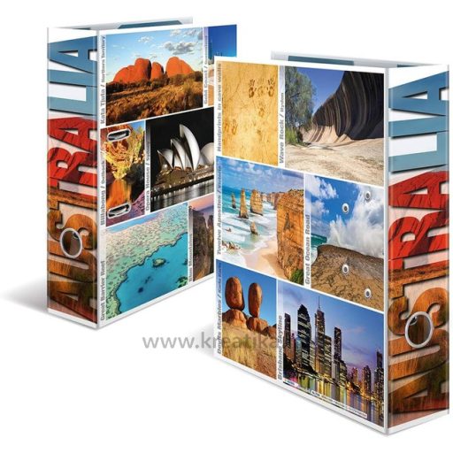 Iratrendező A/4, 70 mm Herma "Globetrotter" Ausztrália