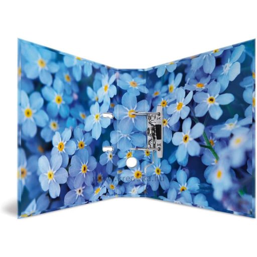Iratrendező A/4 70 mm Herma "Flowers" Kék virágok
