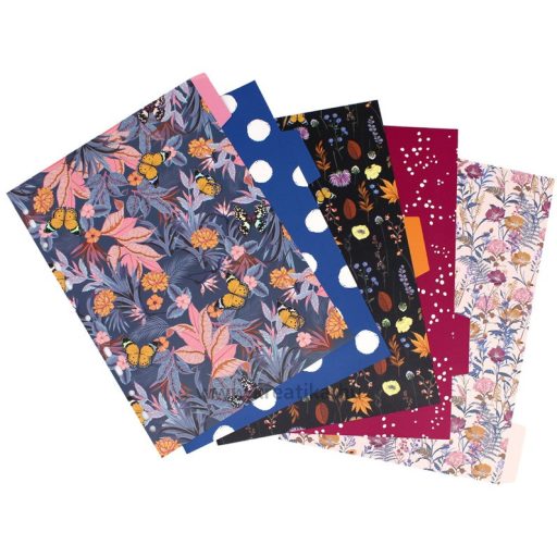 Gyűrűskönyv A/4 40 mm, D gyűrűs Pukka Pad "Bloom