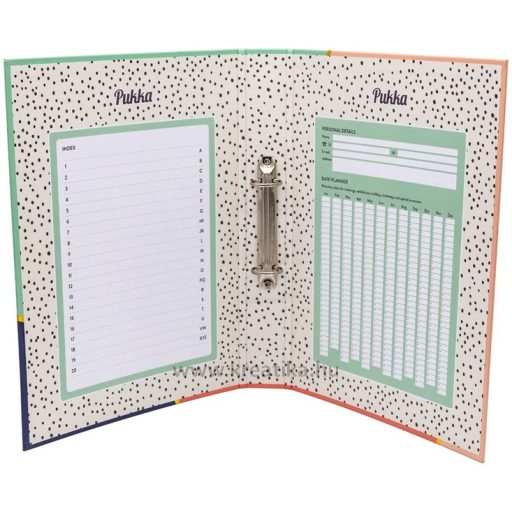 Gyűrűskönyv A/4 40 mm, D gyűrűs Pukka Pad "Fashion