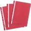 Gyorsfűző, lefűzhető A/4 PP d.rect piros