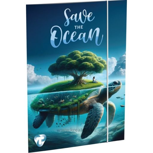 Gumis mappa A/4 T-Creativ vegyes minta