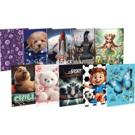 Gumis mappa A/5 T-Creativ vegyes minta