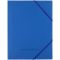 Gumis mappa A/4 PP, 450 mikron d.rect kék