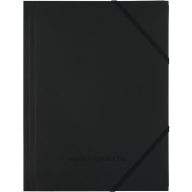 Gumis mappa A/4 PP, 450 mikron d.rect fekete