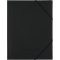 Gumis mappa A/4 PP, 450 mikron d.rect fekete