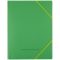 Gumis mappa A/4 PP, 450 mikron d.rect zöld
