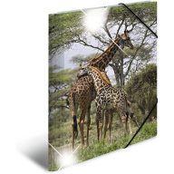 Gumis mappa A/4 PP Herma "Glossy" Zsiráf