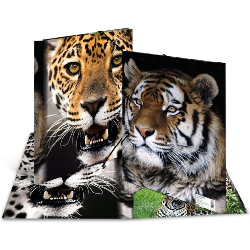 Gumis mappa A/4 PP Herma "Favourite Pets" Leopárd