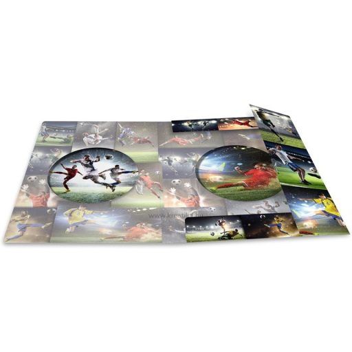 Gumis mappa A/4 karton Herma "Sport" Football