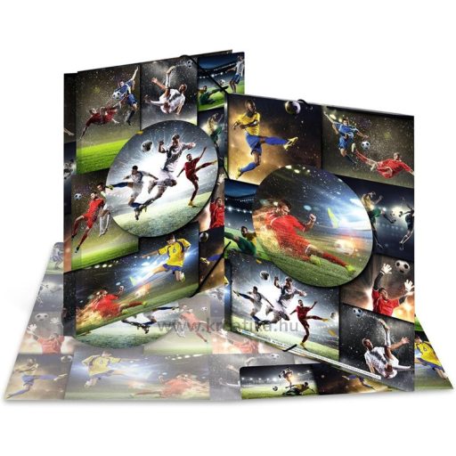 Gumis mappa A/4 karton Herma "Sport" Football