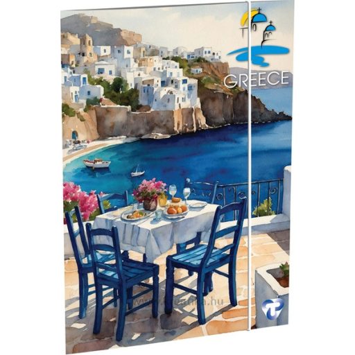 Rajzlaptartó A/3 karton, gumis T-Creativ vegyes minta