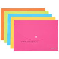 Irattartó tasak A/4 PP Deli "Rio" vegyes színek