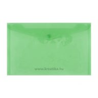 Irattartó tasak A/4 PP ICU áttetsző zöld