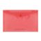 Irattartó tasak A/4 PP ICU áttetsző piros