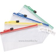 Irattartó tasak LA/4 PVC M&G "Zippa-bag