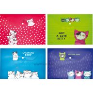   Irattartó tasak A/4 PP M&G "So Many Cats" vegyes minta