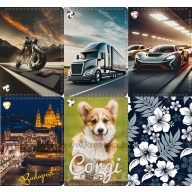 Igazolványtartó 8 tasakos T-Creativ vegyes minta