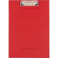 Felírótábla A/4 fedeles, PVC d.rect piros