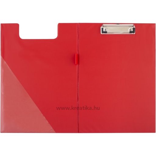 Felírótábla A/4 fedeles, PVC d.rect piros