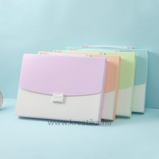 Harmonikamappa A/4 13 részes M&G "Morandi" pasztell színek