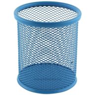 Írószertartó fémhálós Daco kék