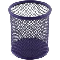 Írószertartó fémhálós Daco lila