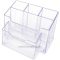 Asztali rendező 6 rekeszes d.rect áttetsző