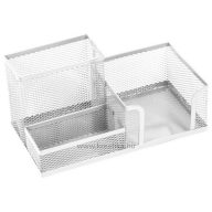 Asztali rendező 205x103x98 mm fémhálós d.rect fehér