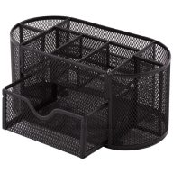 Asztali rendező 110x225x107 mm fémhálós d.rect fekete