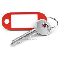 Kulcstartó  d.rect piros