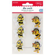 Filc forma, méhecske 4 cm Daco "Bee smile