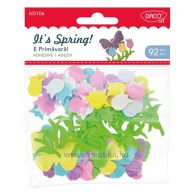   Dekorgumi forma, virágok és pillangók Daco "It's Spring!