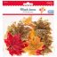 Textil falevél 7 cm Daco "Maple leaves" vegyes színek
