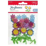 Dekorgumi forma, virágok Daco "Flu-flowers