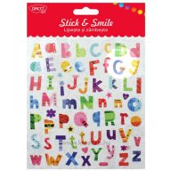 Matrica, fólia Daco "Stick & Smile" ABC